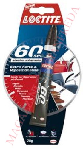 LOCTITE ADESIVO UNIVERSALE 60 SECONDI 20 GR.